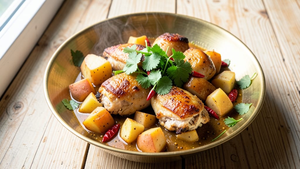 Aloo Chicken Salan Recipe: South Indian Potato and Chicken Stew With Tangy Tamarind Grace