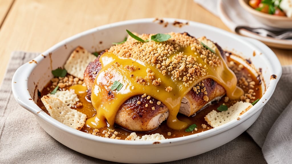 Baked Cheddar Chicken Recipe: Triple-Crusted Crunch With Gooey Centers
