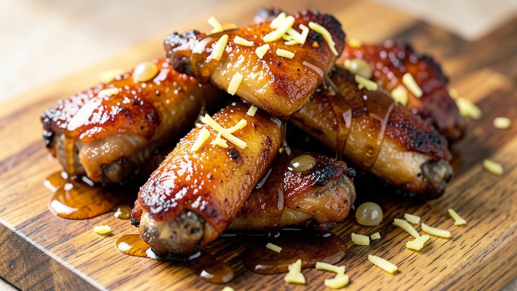 Baked Chicken Wings With Honey Soy And Ginger Marinade Recipe: Glossy, Sticky-Sweet Crisp in 40 Minutes