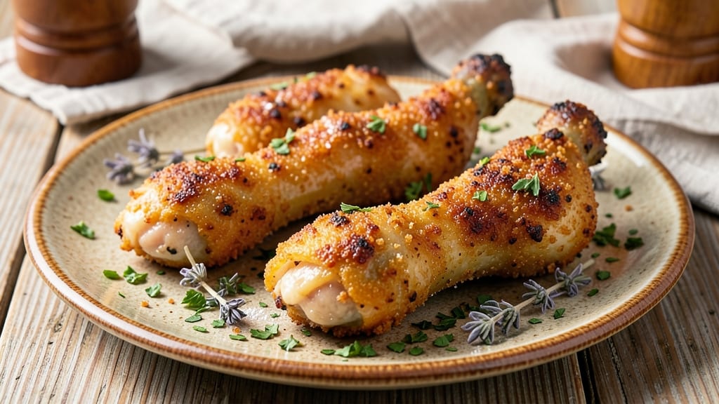 Baked Breaded Chicken Legs Recipe: Crispy-Golden Crust With Juicy, Herbed Meat