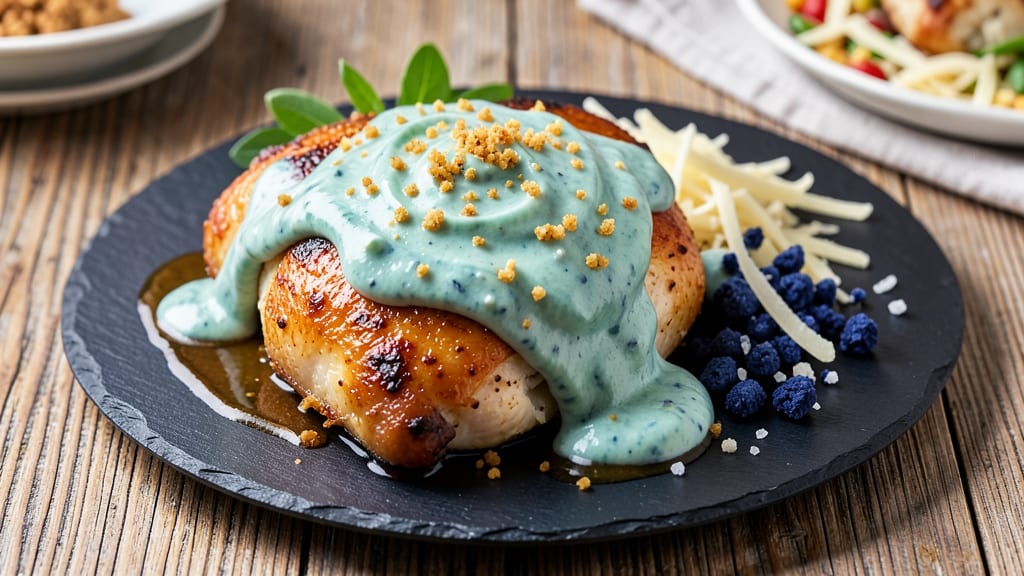 Baked Blue Cheese Chicken Recipe: Crispy Crust with Bold Blue Cheese Bites