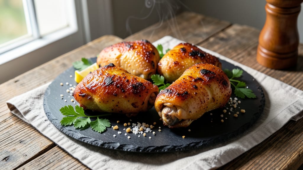 Air Fry Chicken Leg Quarters Recipe: Crispy-Skinned, Juicy-Centered Bites in 15 Minutes