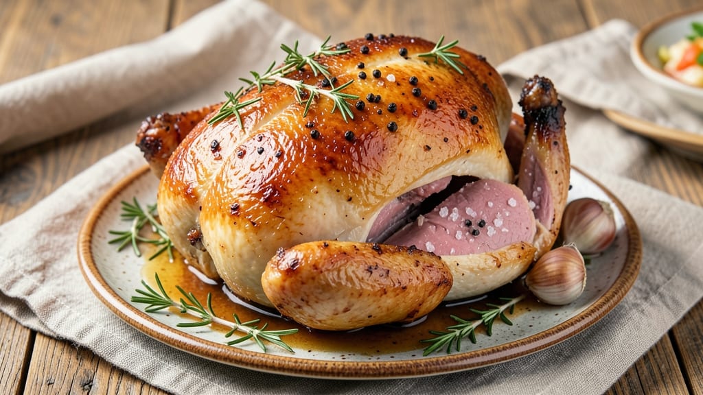 American Roasted Chicken Recipe: Juicy Golden Meat With Crispy Skin Every Time