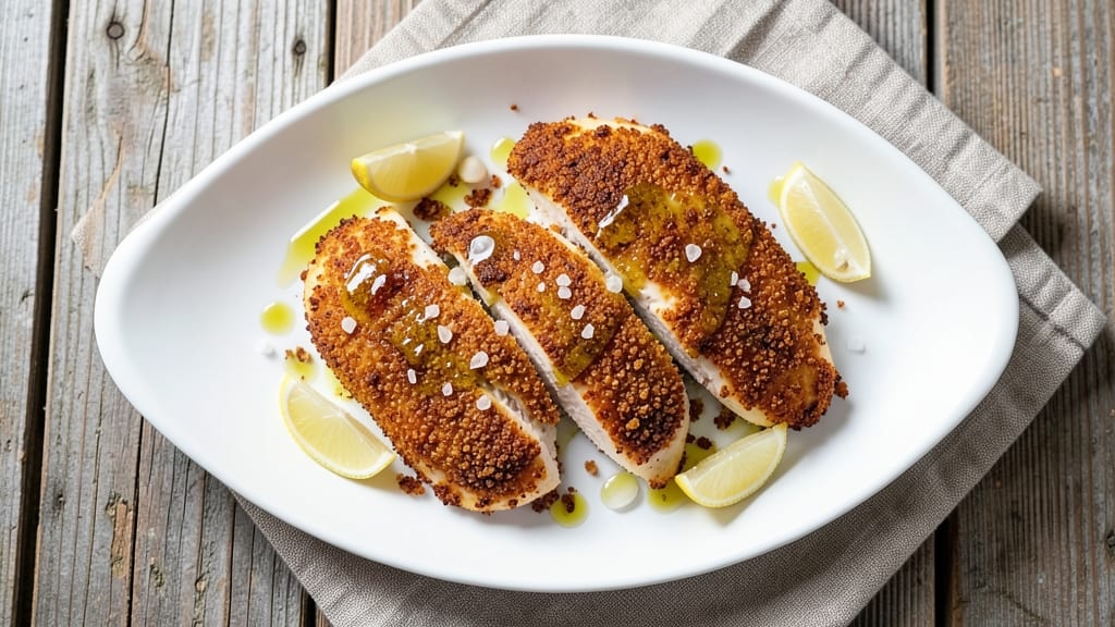 Baked Chicken With Panko Crumbs Recipe: Crunchy Gold Crust, Juicy Inside