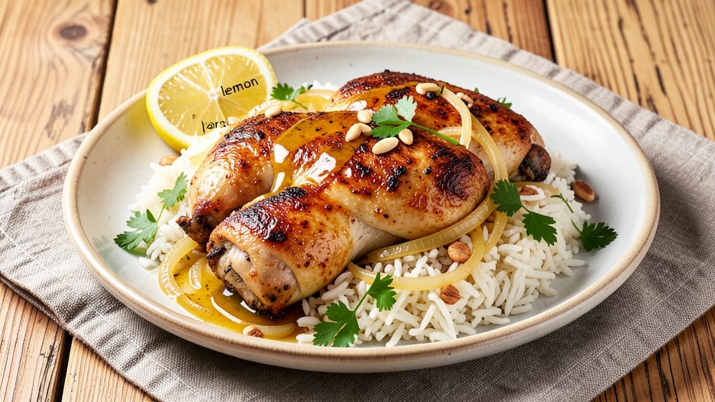 Baked Chicken and Rice Pilaf Recipe: Golden Crisp Edges, Juicy Centers in One Pan