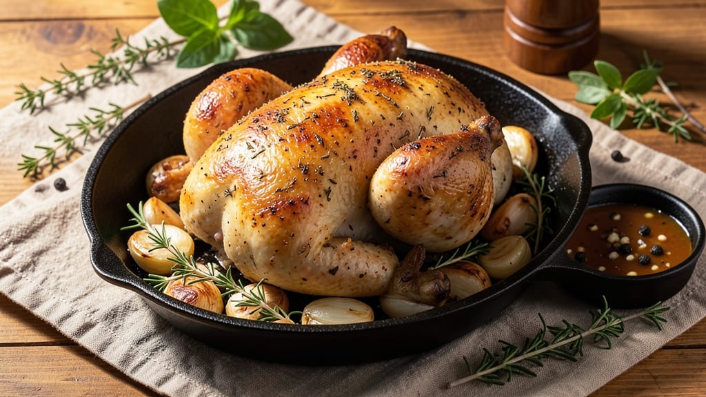 5lb Roasted Chicken Recipe: Buttermilk Brine Secrets for Juicy, Crispy Skin