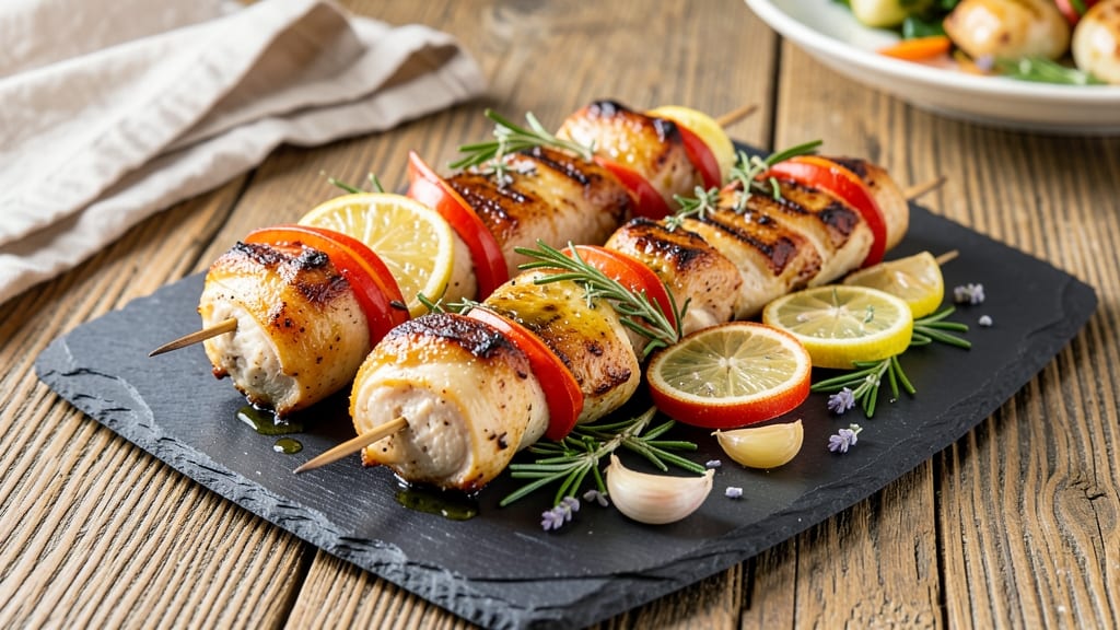 Baked Chicken Spiedini Recipe: Skewered Italian Elegance in 20 Minutes