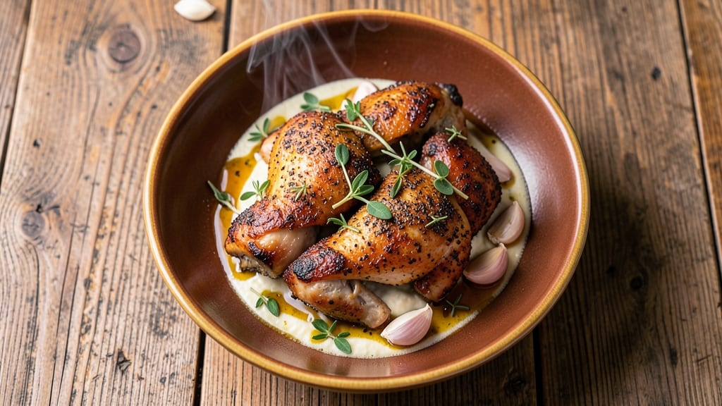 Baked Portuguese Chicken Recipe: Za’atar-Spiced Crust Meets Herbed Moisture