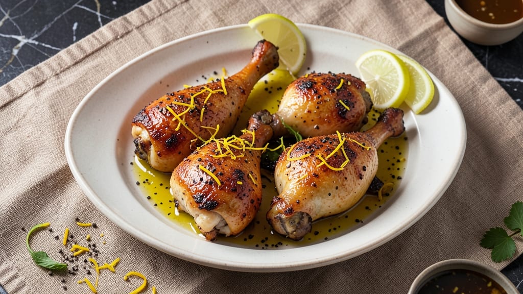 Baked Lemon Pepper Chicken Legs Recipe: Zesty Crisp Skin, Juicy Meat Every Time