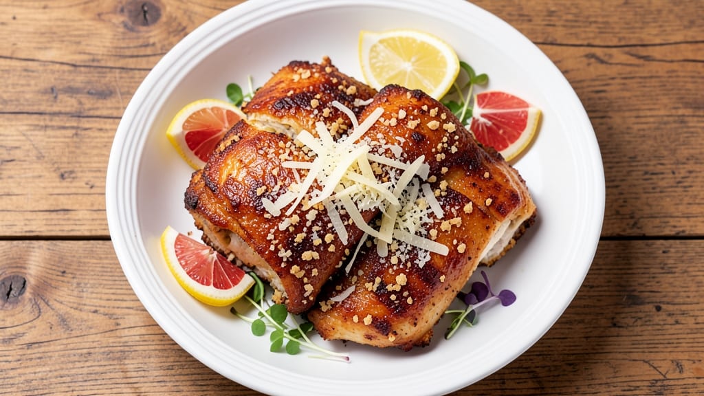 Air Fried Chicken Recipe Without Buttermilk: Crispy Parmesan Crunch With Juicy Centers *(Rejected - in avoidSubtitles)*