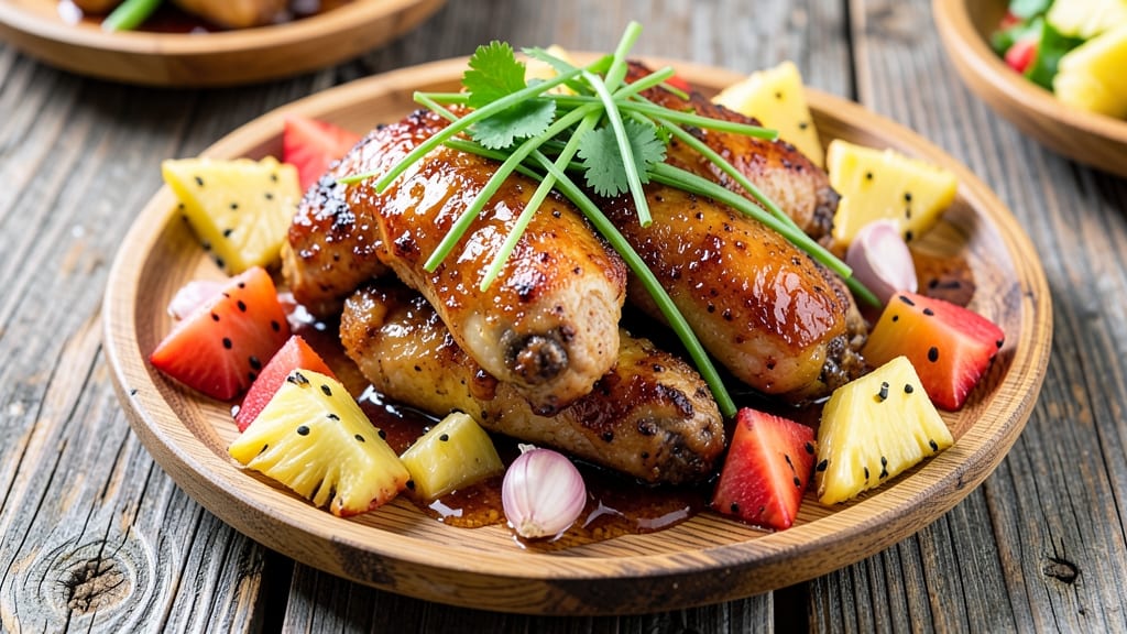 Baked Hawaiian Chicken Thighs Recipe: Pineapple-Teriyaki Glaze for Sticky Sweet Crispiness