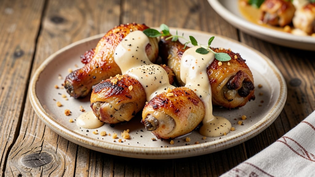 Baked Chicken Legs Recipe With Cream Of Chicken: Crispy Skin, Creamy Sauce Harmony