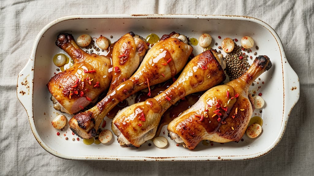 Baked Chicken Thighs and Drumsticks Recipe: Honey-Lime Glaze That Caramelizes to Sticky Perfection
