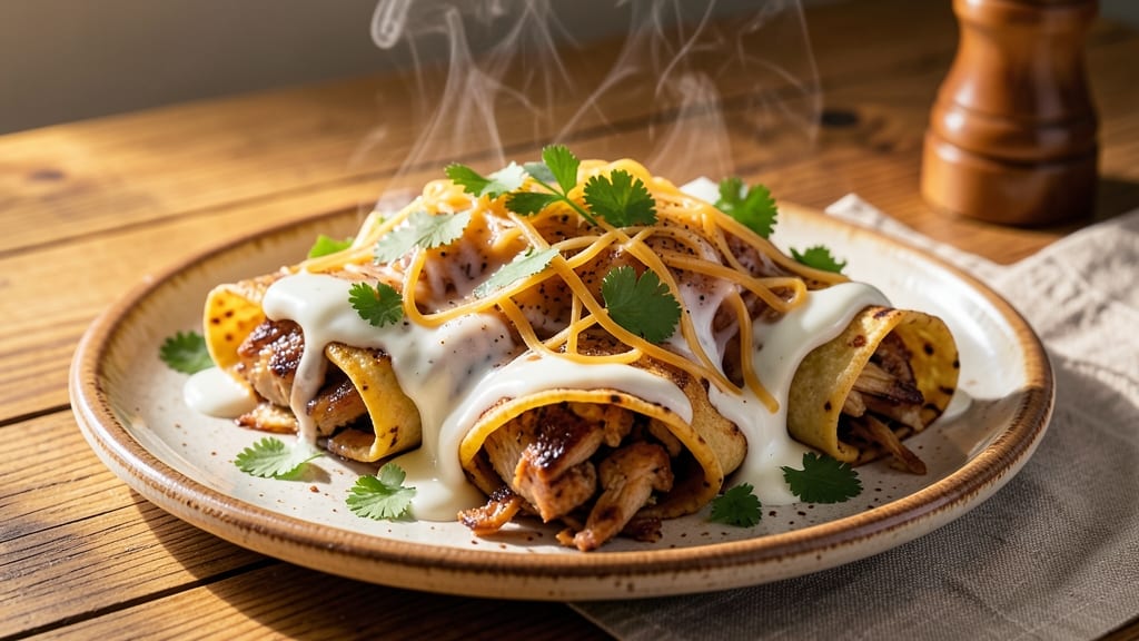 Authentic Sour Cream Chicken Enchilada Recipe: Creamy Cumin-Kissed Layers With Melty Cheese