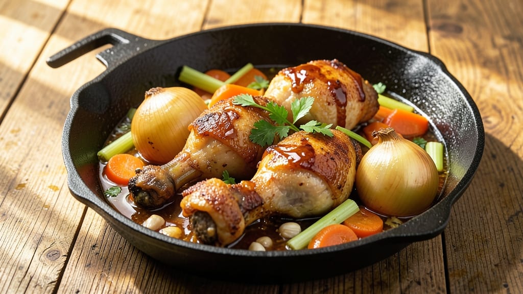 Braised Chicken Legs Recipe: Slow-Cooked Richness With Caramelized Bites