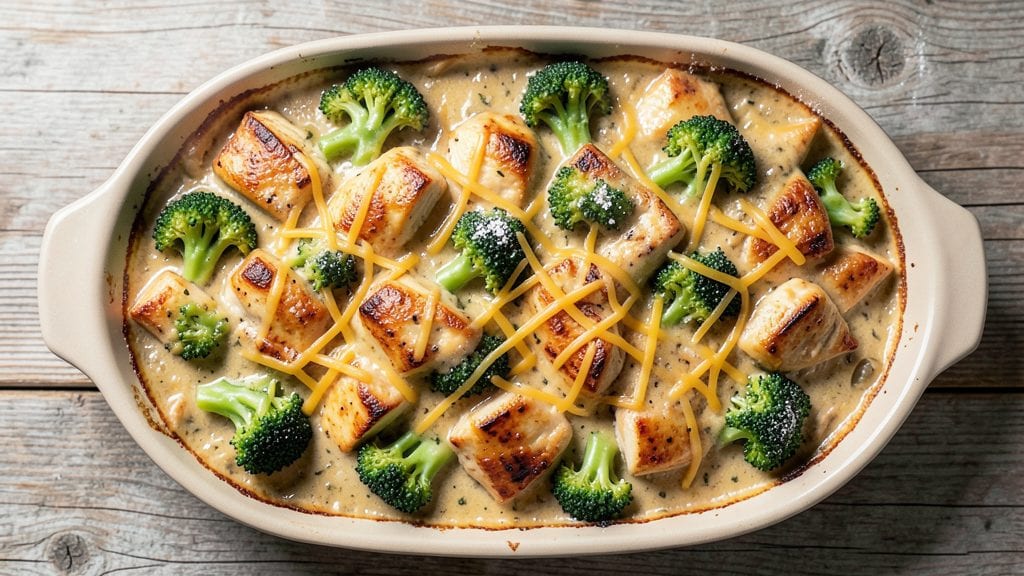 Campbell's Chicken and Broccoli Bake Recipe: Cheesy Crisp-Top Comfort in One Pan