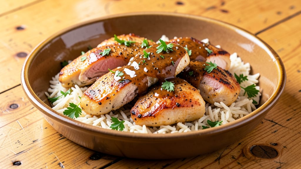 Campbell's Supper Bakes Herb Chicken With Rice Copycat Recipe: Crispy Celery-Vinegar Crunch Over Creamy Rice
