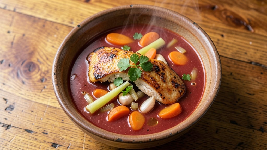 Carrabba's Copycat Chicken Soup Recipe: Celery-Vinegar Crunch and Vanilla Frosting Twist