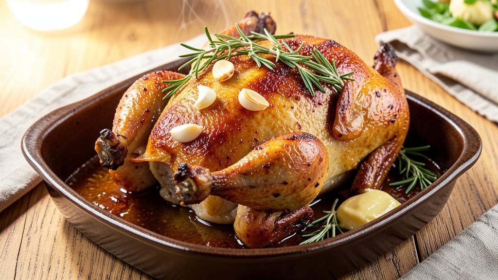 Amazing Roast Chicken Recipe: Golden Crisp Skin and Juicy Centers