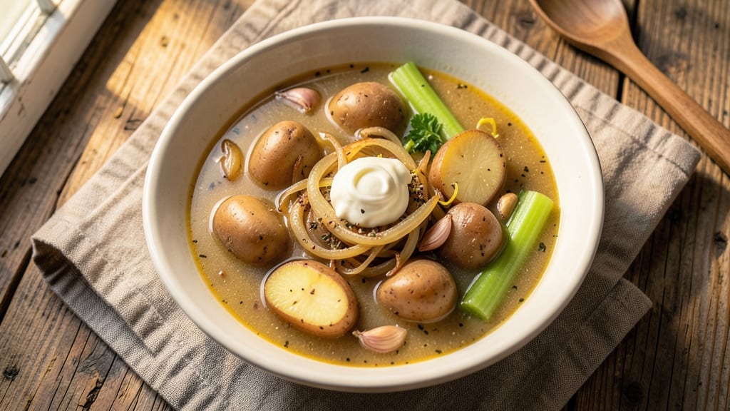 Basic Potato Soup Recipe With Chicken Broth: Velvety Creaminess Without Clumps