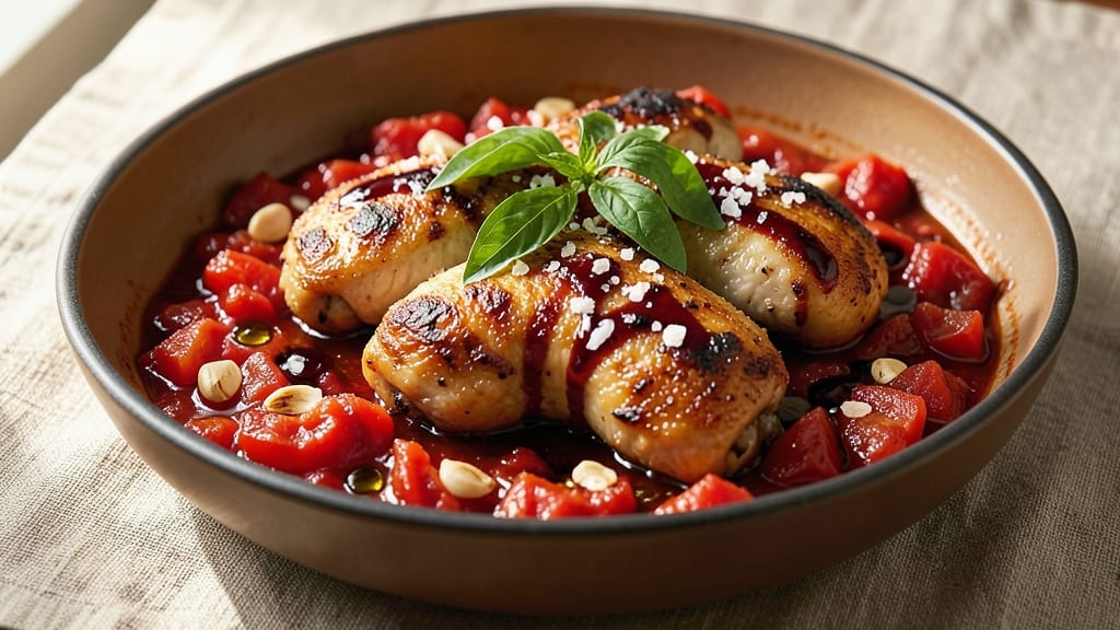 Chicken Thighs With Canned Tomatoes Recipe: One-Pan Tomato-Braised Richness