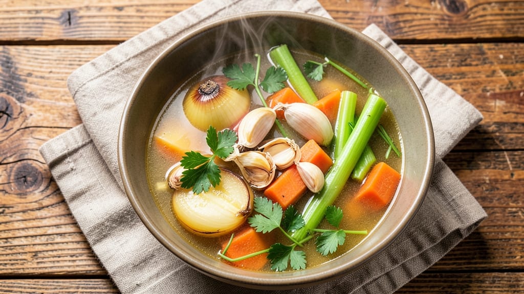 Basic Chicken Stock Soup Recipe: Herbal Broth Brilliance in One Pot