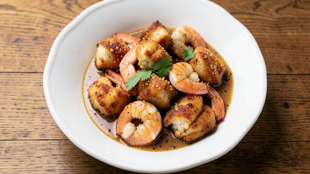 Applebee's Bourbon Chicken and Shrimp Copycat Recipe: Crispy Parmesan Crust Meets Buttery Shrimp Bites