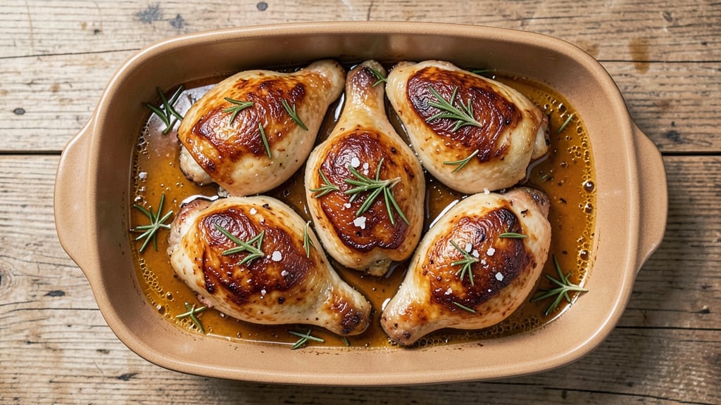 Ina Garten Baked Chicken Thigh Recipe: Celery Vinegar Glaze That Caramelizes Like a Pro