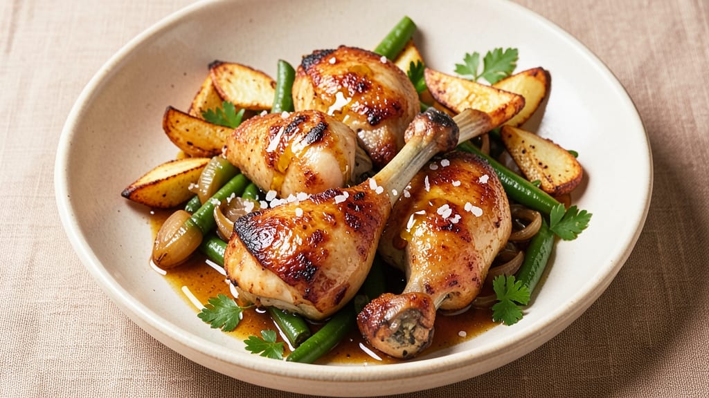 Instant Pot Chicken Thighs and Legs Recipe: Pressure-Cooked Crispy Skin and Juicy Meat
