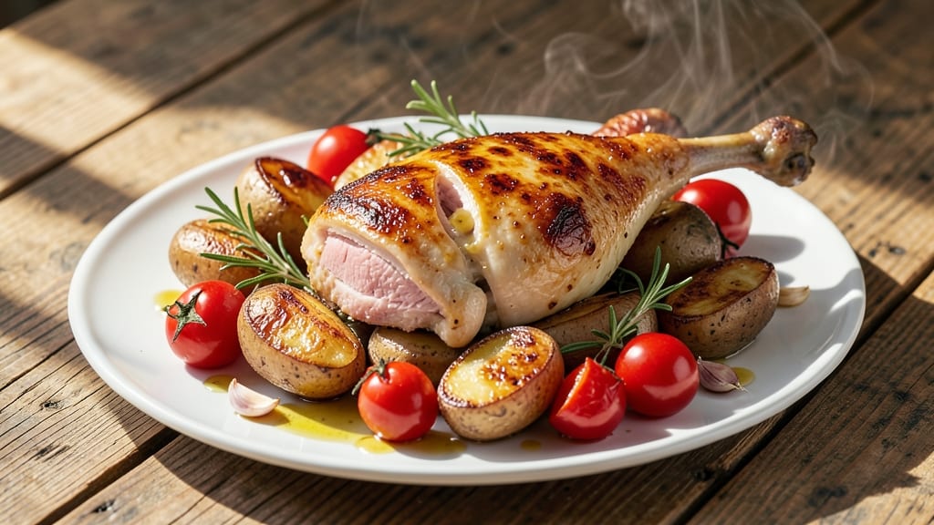 Jamie Oliver's Chicken, Potatoes, and Tomatoes Recipe: One-Pan Herb-Infused Harmony