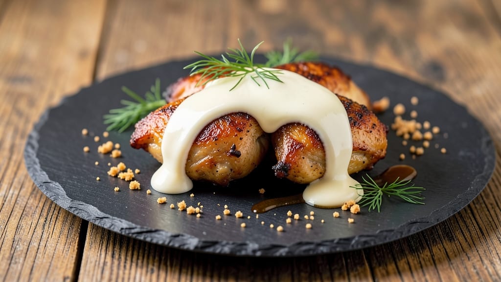 Jamie Oliver's Trevor's Chicken Recipe: Sour Cream & Celery Vinegar Magic