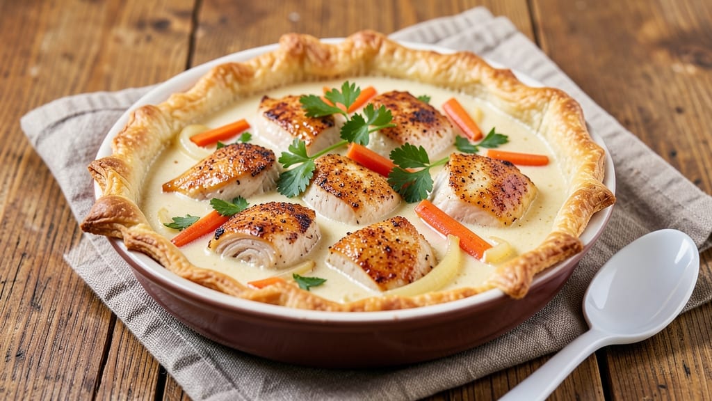 Mrs Budd's Chicken Pot Pie Copycat Recipe: Flaky Crust Meets Savory Chicken & Celery Swirl