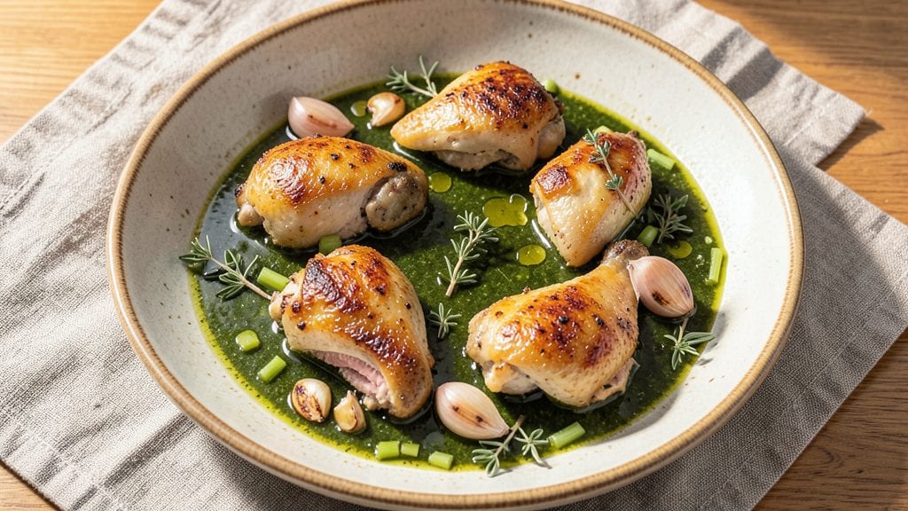 Nigella Lawson's Chicken Thighs Recipe: Celery Vinegar Magic With Crispy Skin